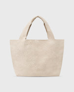 Load image into Gallery viewer, Mercato Handwoven Tote in Beige Coated Cotton
