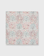 Load image into Gallery viewer, Hand-Rolled Cotton Pocket Square in Red/Green Jesse & Jean Liberty Fabric