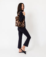 Load image into Gallery viewer, Large Paola Bucket Bag in Giraffe Calf Hair
