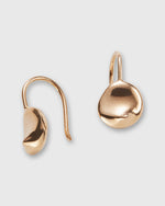Load image into Gallery viewer, Small Bowl Drop Earrings in Gold-Plated Brass