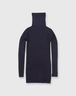 Load image into Gallery viewer, Superfine Funnel-Neck Sweater Navy Cashmere