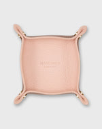 Load image into Gallery viewer, Two-Tone Soft Small Square Tray in Pale Pink/English Tan Leather