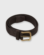 Load image into Gallery viewer, 1.25" Woven Elastic Belt in Chocolate