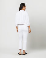 Load image into Gallery viewer, Kiki Jacket in White Garment-Dyed Stretch Twill