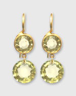 Load image into Gallery viewer, Small Incandescence Earrings in Lemon Quartz