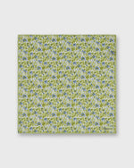 Load image into Gallery viewer, Linen Pocket Square in Bone/Sage Floral