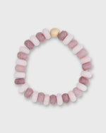 Load image into Gallery viewer, Semi Precious Beaded Bracelet in Purple Milk