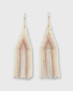 Load image into Gallery viewer, Chevron Earrings in Cream