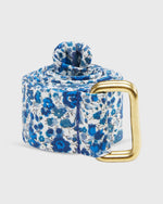 Load image into Gallery viewer, D-Ring Belt in Dark Blue Emma & Georgina Liberty Fabric
