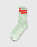 Load image into Gallery viewer, Athletic Stripe Socks in Mint/Sienna