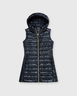 Load image into Gallery viewer, Classic Vest with Removable Hood in Navy