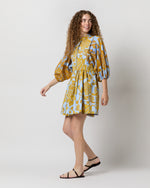 Load image into Gallery viewer, Mini Portofino Dress in Light Blue Tangle Summer Popeline

