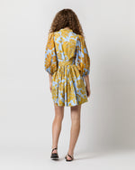 Load image into Gallery viewer, Mini Portofino Dress in Light Blue Tangle Summer Popeline
