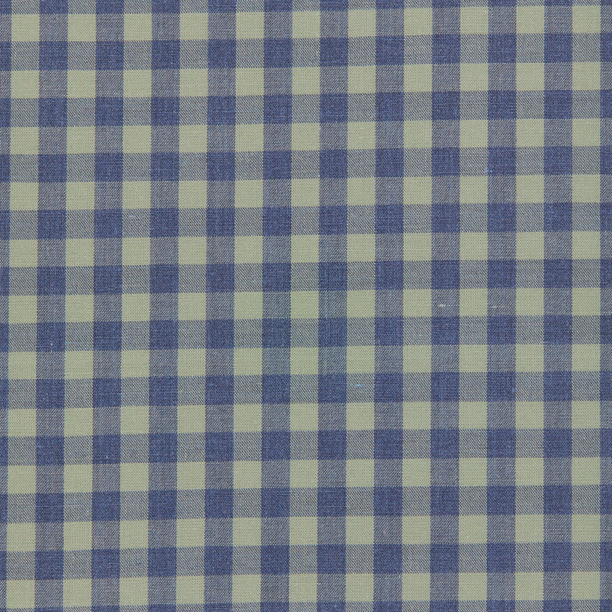 Made-to-Measure Shirt in Lovat/Heather Blue Gingham Poplin