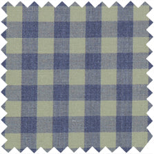 Made-to-Measure Shirt in Lovat/Heather Blue Gingham Poplin
