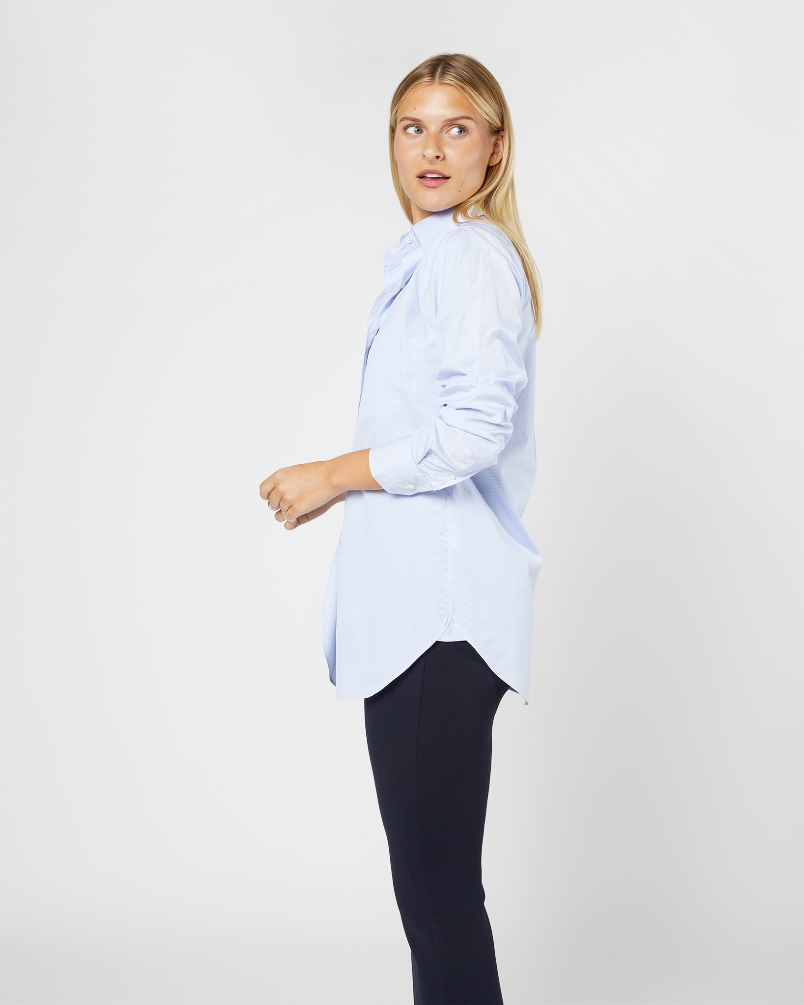 MTO Boyfriend Shirt Model Image