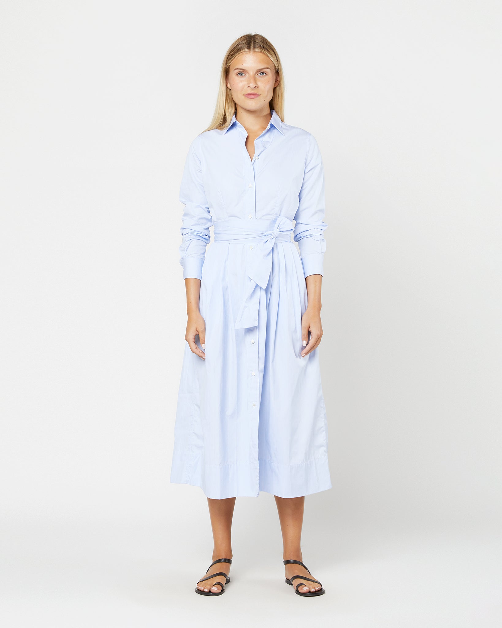 MTO Classic Shirtwaist Dress Model Image