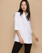 Load image into Gallery viewer, Designer Tunic in White Roxford
