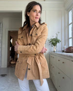Load image into Gallery viewer, Safari Jacket in Khaki Suede
