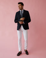 Load image into Gallery viewer, Slim Straight Jean in White Garment-Dyed Denim
