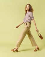 Load image into Gallery viewer, Minnie Cell Phone Bag in Natural Leather
