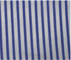 Made-to-Order Anaya Popover Dress in Blue Small Bengal Stripe Poplin