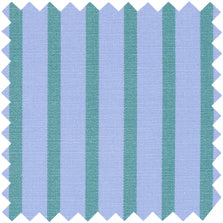 Made-to-Measure Shirt in Sky/Teal Stripe Poplin