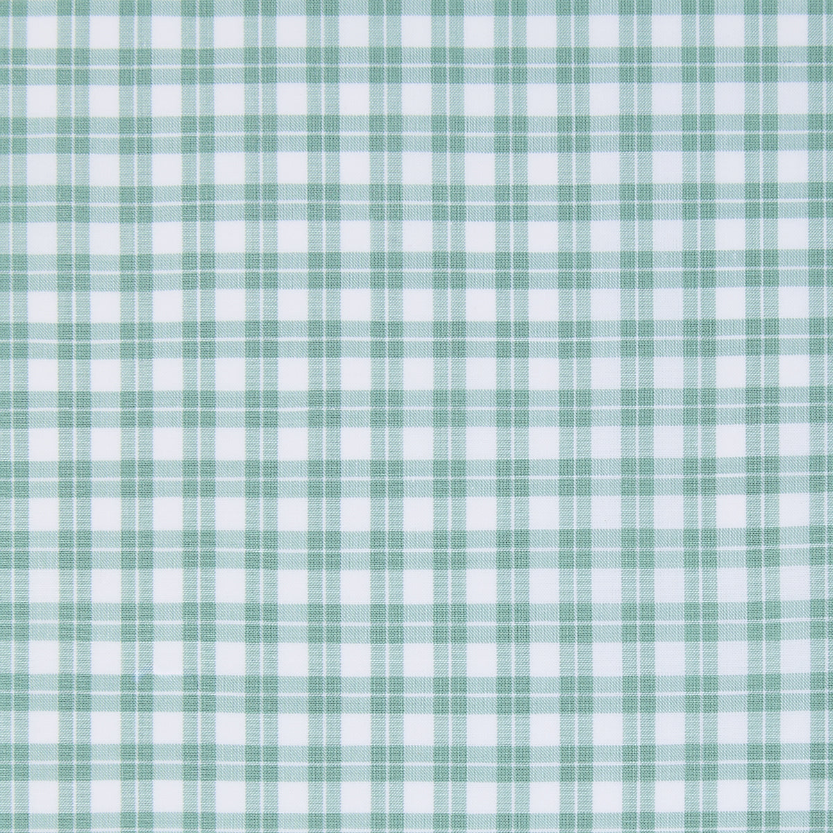Made-to-Measure Shirt in White/Sage Check Poplin