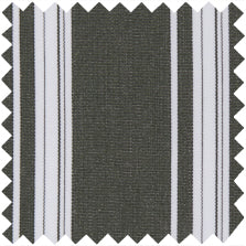 Made-to-Order Designer Tunic in Alpine/White Multi Stripe Poplin