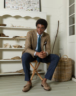 Load image into Gallery viewer, Dress Trouser in Air Force Blue High-Twist
