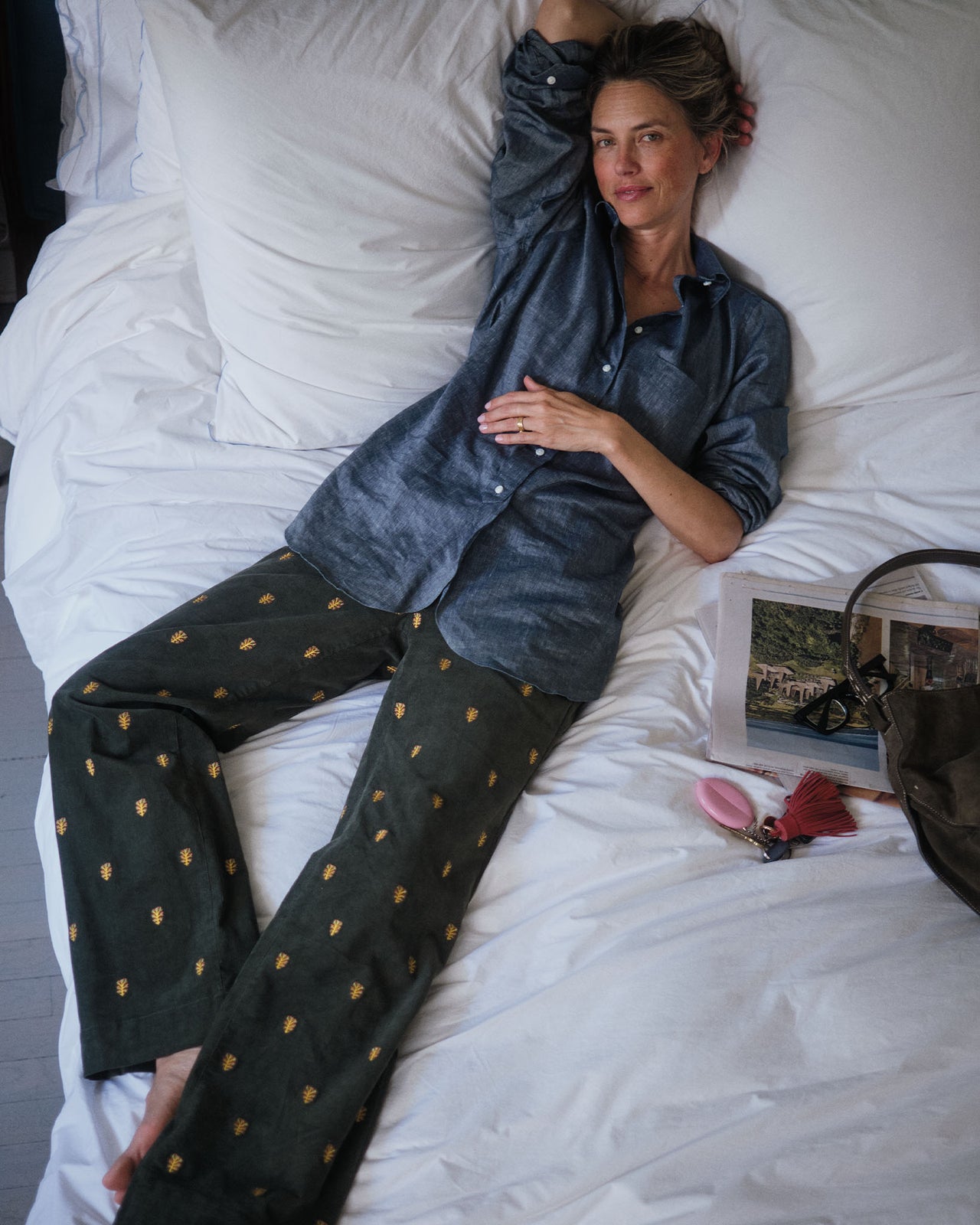 Boyfriend Shirt in Indigo Cotolino Chambray