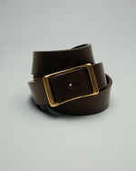 Load image into Gallery viewer, 1.25" Conroy Belt in Dark Brown Leather

