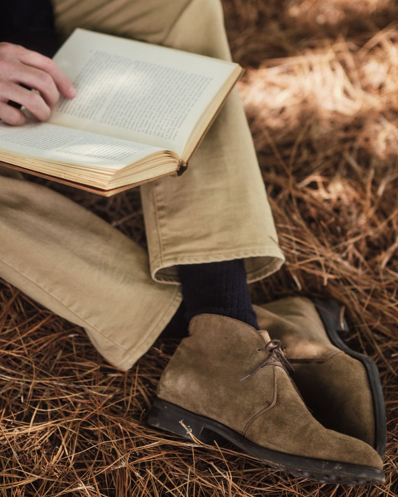 Slim Straight 5-Pocket Pant in Khaki Twill
