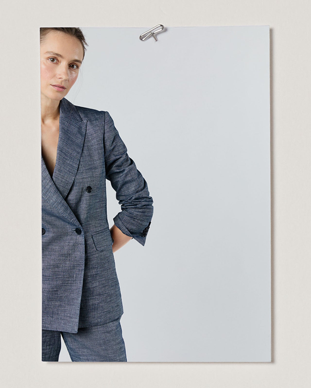 Lane Pant in Indigo Cotolino Chambray