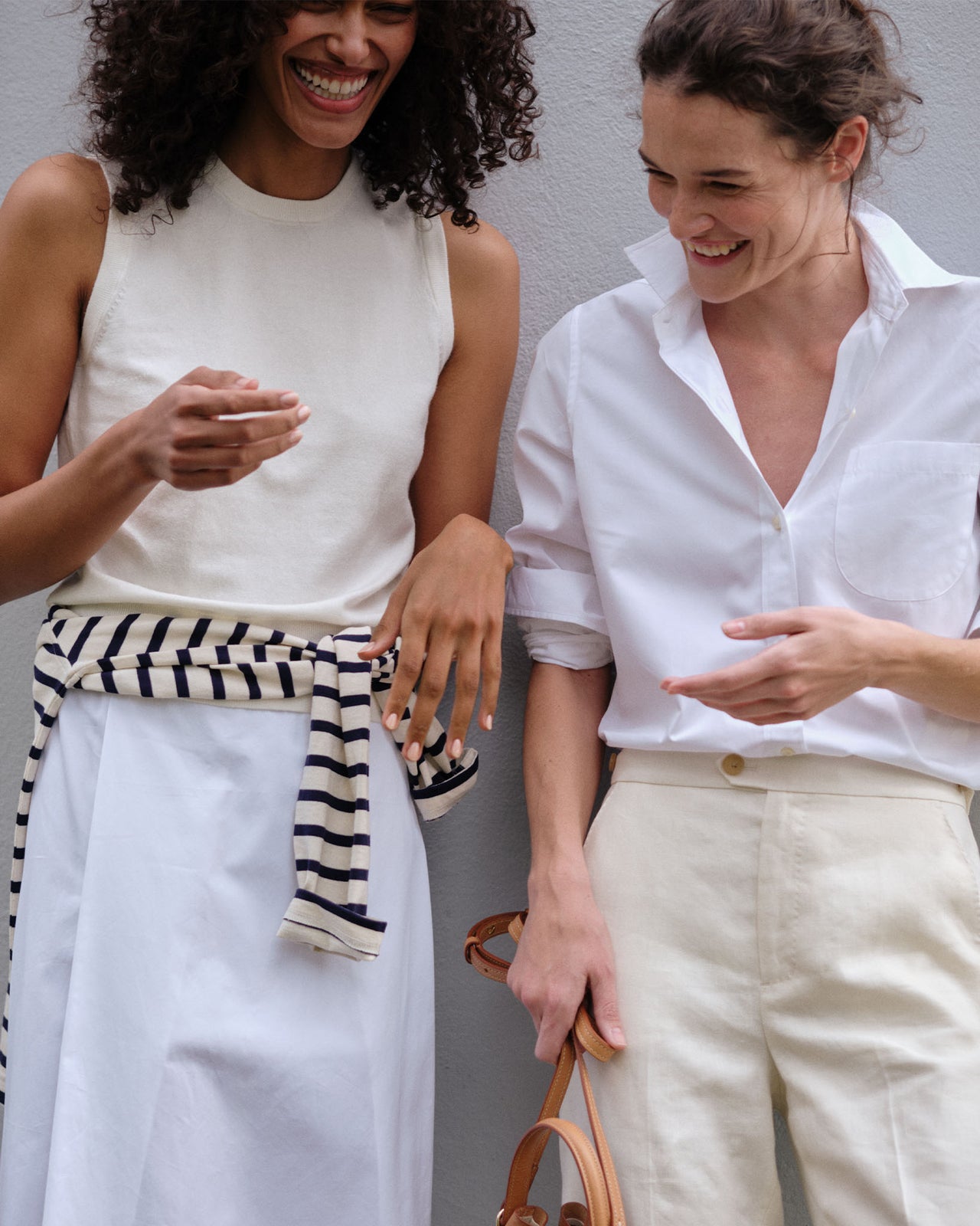 Rosie Shell in Ivory Cotton/Silk