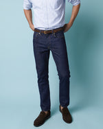 Load image into Gallery viewer, Slim Straight Jean in Non-Selvedge Rinse Denim

