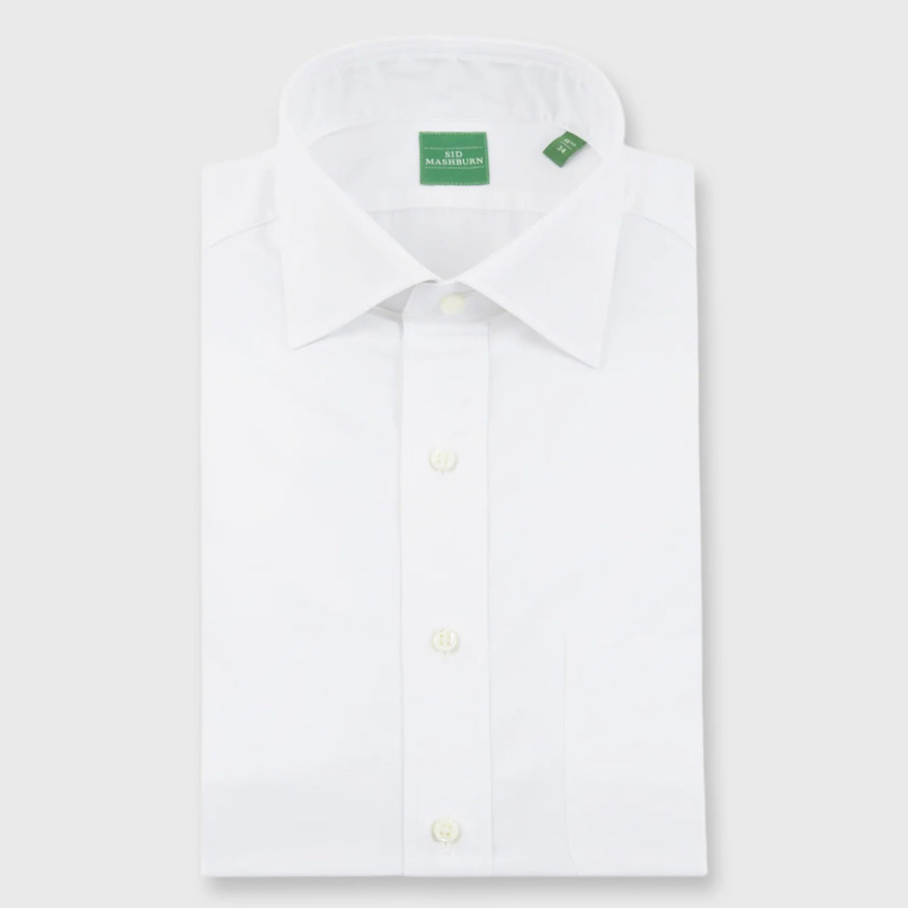 Made-to-Measure Shirt in White Poplin