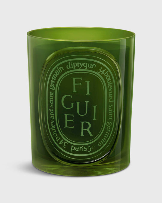 Colored Scented Candle in Figuier