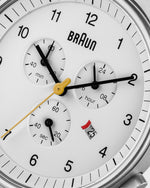 Load image into Gallery viewer, Chronograph Analog Watch in White/Black
