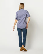 Load image into Gallery viewer, Tomboy Popover Shirt in Navy Gingham Poplin
