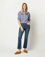 Load image into Gallery viewer, Tomboy Popover Shirt in Navy Gingham Poplin
