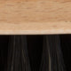 Shoe Shine Brush in Untreated Beechwood/Black Bristles