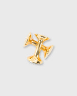 Load image into Gallery viewer, Circle Two-Way Cufflinks in Gold Plated
