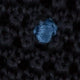 Silk Knit Tie in Navy/French Blue Dot
