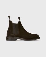 Load image into Gallery viewer, Chelsea Boot in Bitter Chocolate Suede
