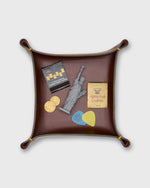 Load image into Gallery viewer, Medium Tray in Papaya Leather
