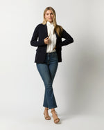 Load image into Gallery viewer, Sleeveless Tie-Neck Blouse in Ivory Silk Crepe de Chine
