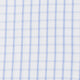 Spread Collar Dress Shirt in Dutch Blue Graph Check Poplin
