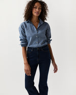 Load image into Gallery viewer, Icon Shirt in Indigo Cotolino Chambray

