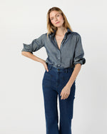 Load image into Gallery viewer, Boyfriend Shirt in Indigo Cotolino Chambray
